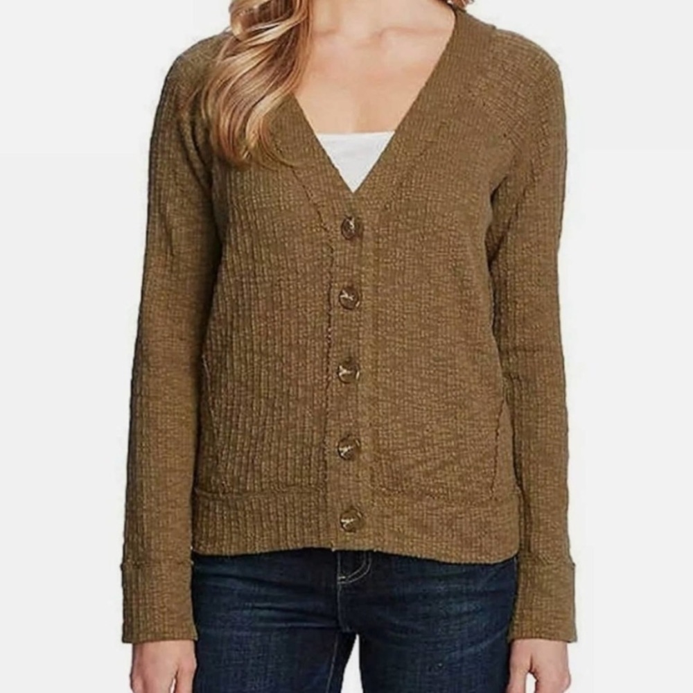 Two by Vince Camuto Chunky Rib Knit Cardigan S